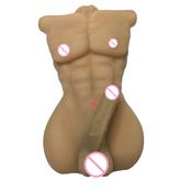 Half Body Torso Male Sex Doll With Big Dildo Sex Toy For Masturbation by automatic woman